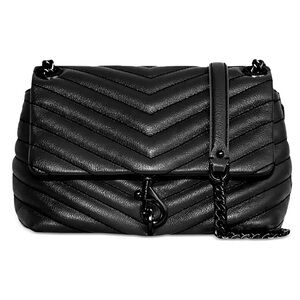 Rebecca Minkoff Edie Medium Leather Flap Shoulder Bag